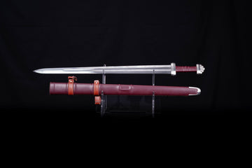 Crimson Valor Viking Sword