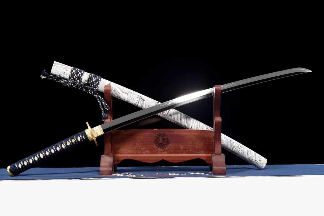 T10 Wave Katana with Mirror-Polished Finish