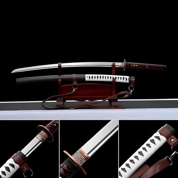 Hand Forged Anime Katana Walking Dead Mirror polishing