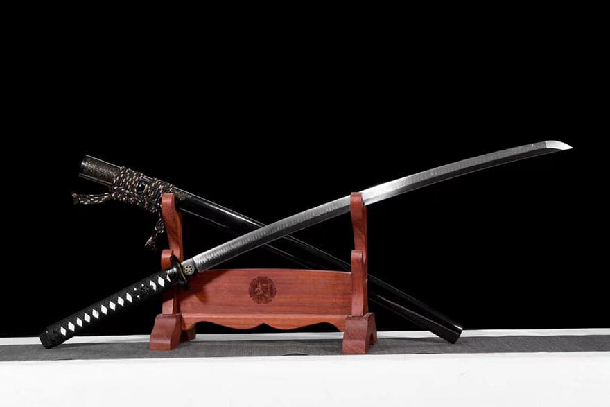 Hand Forged Japanese Samurai Katana Phantom Feather T10 Carbon steel Mirror grinding