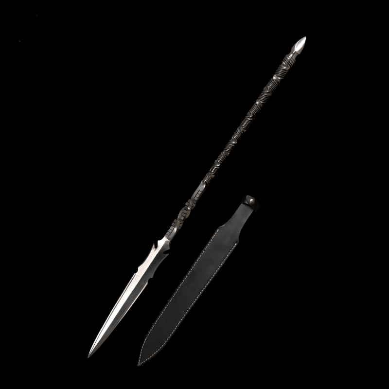 Handmade Dragon Scale Gun Pattern Steel One-piece forging